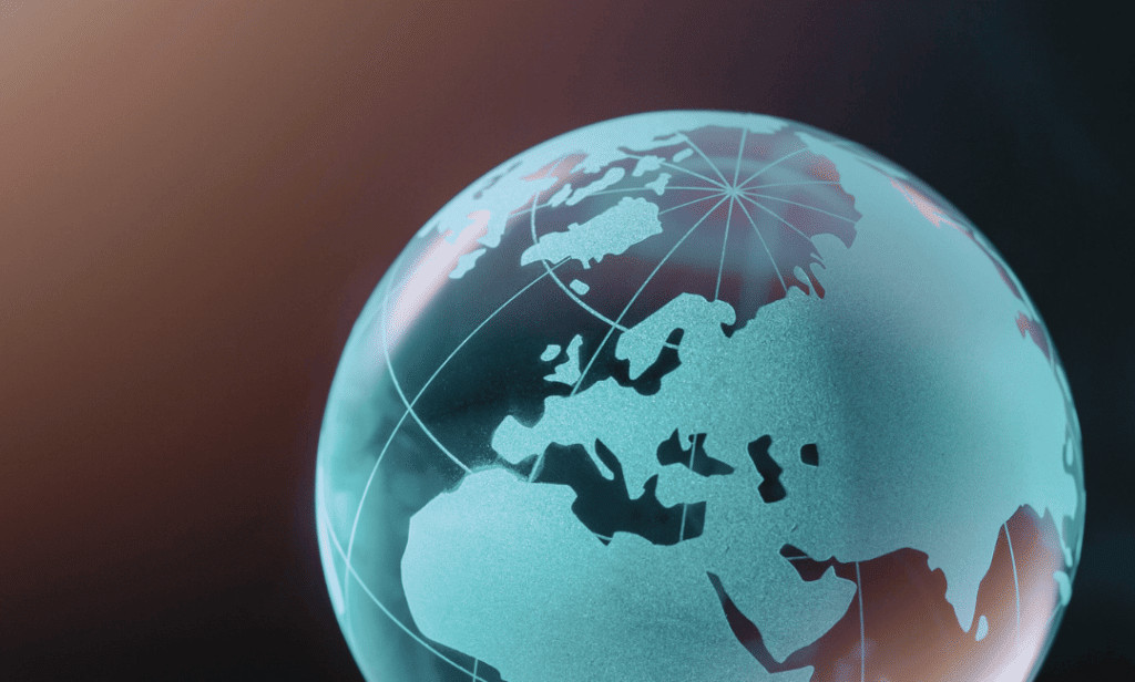 Globe representing worldwide access to medicines